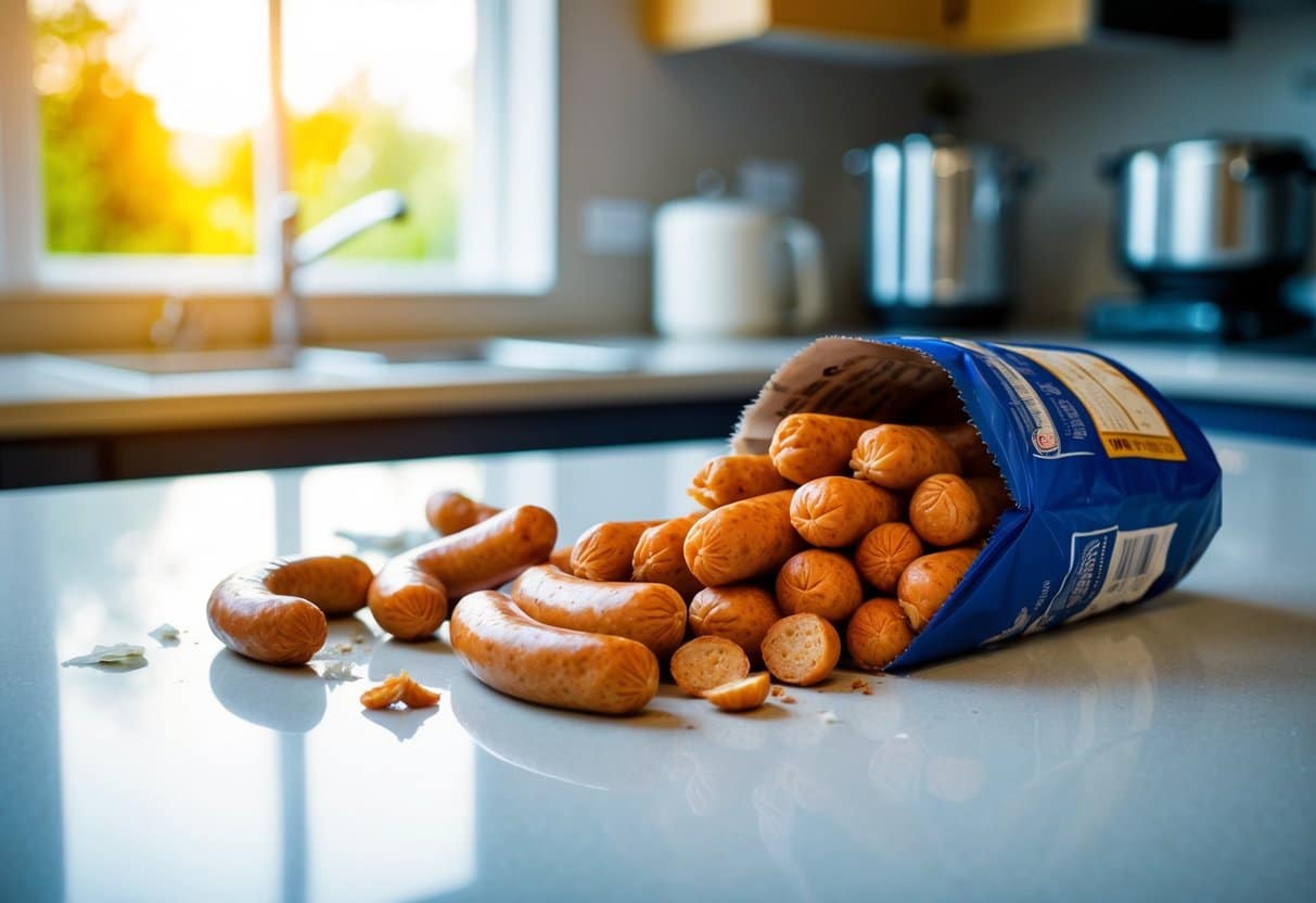 Meio quilo de salsicha vem quantas unidades?