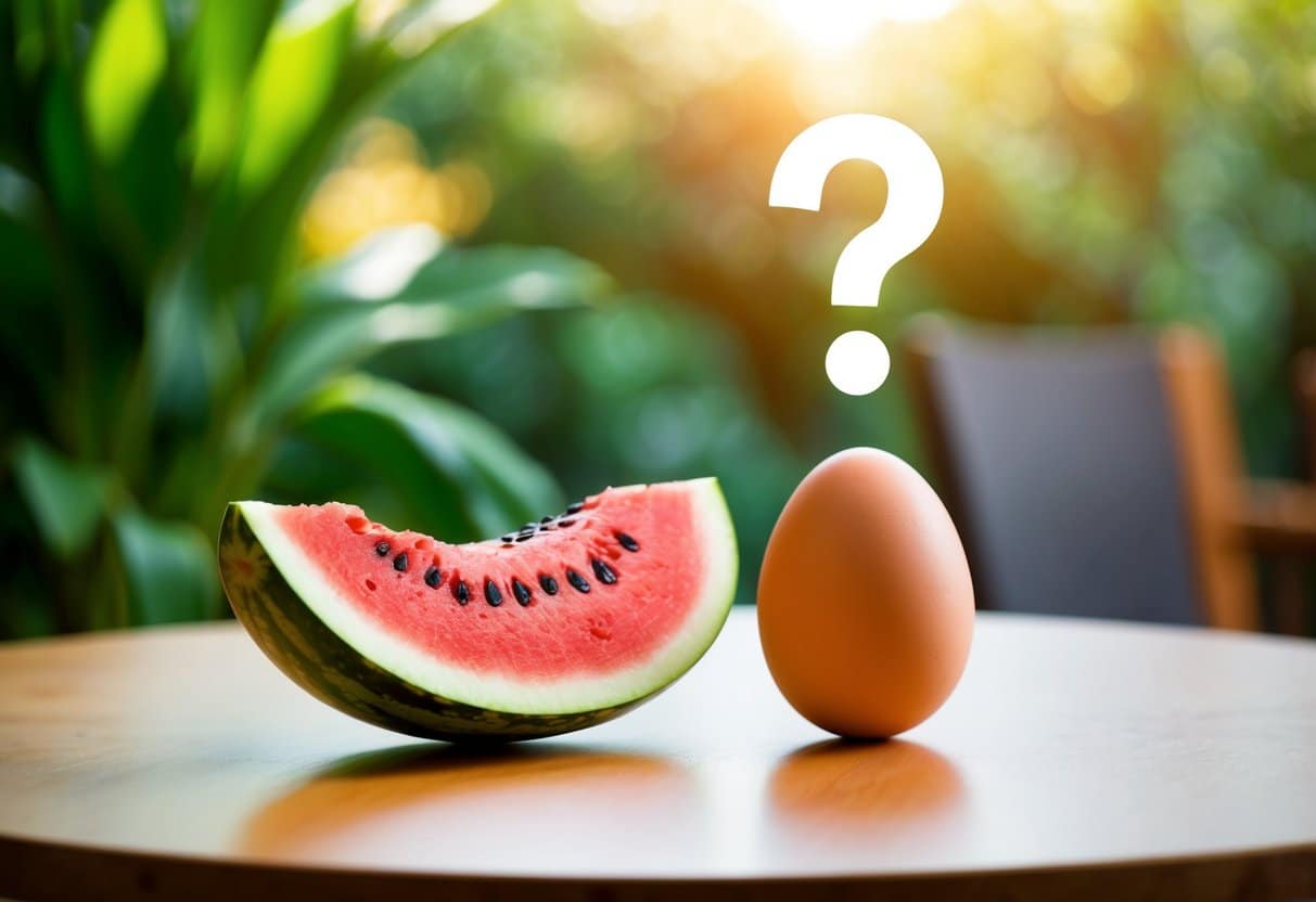 Melancia com ovo faz mal? Entenda os mitos e verdades