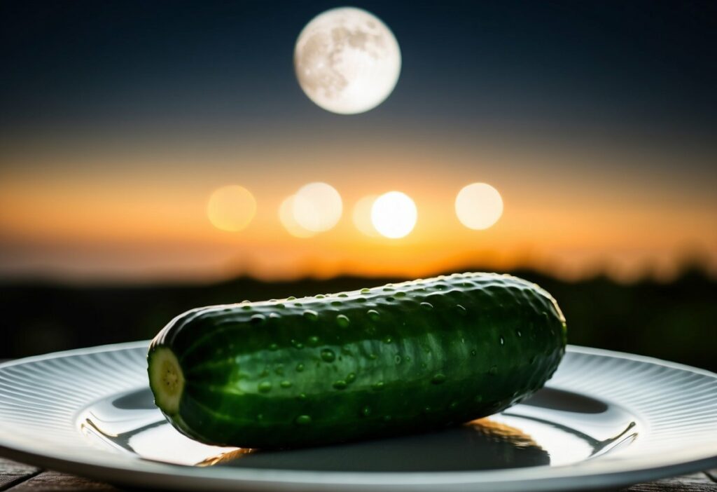 pode comer pepino à noite