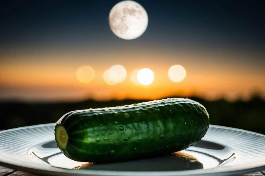 pode comer pepino à noite