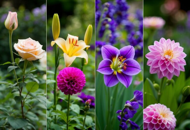 flores com quatro letras