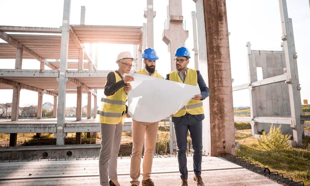 Equipamentos de segurança em construções