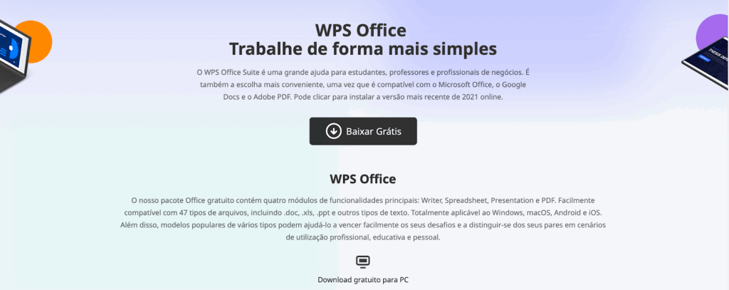 O pacote office certo simplifica as tarefas ao unir ferramentas importantes em um só lugar.