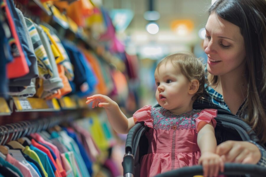 comprar roupas para crianças com descontos